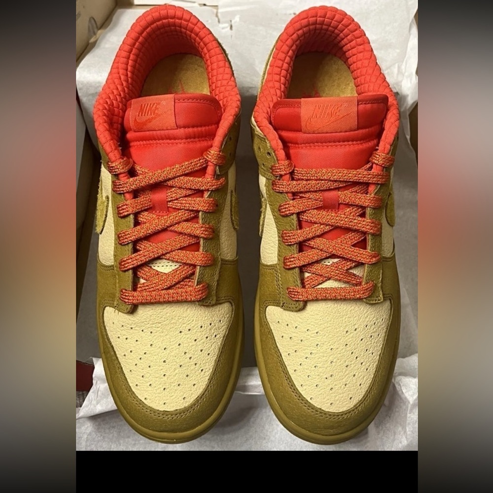 Nike Dunk low Sesame Bronzine Picante Red -